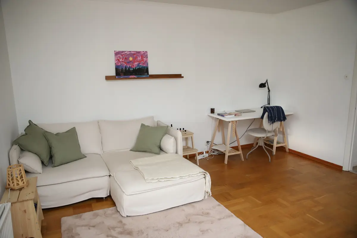 Cozy corner in the living room