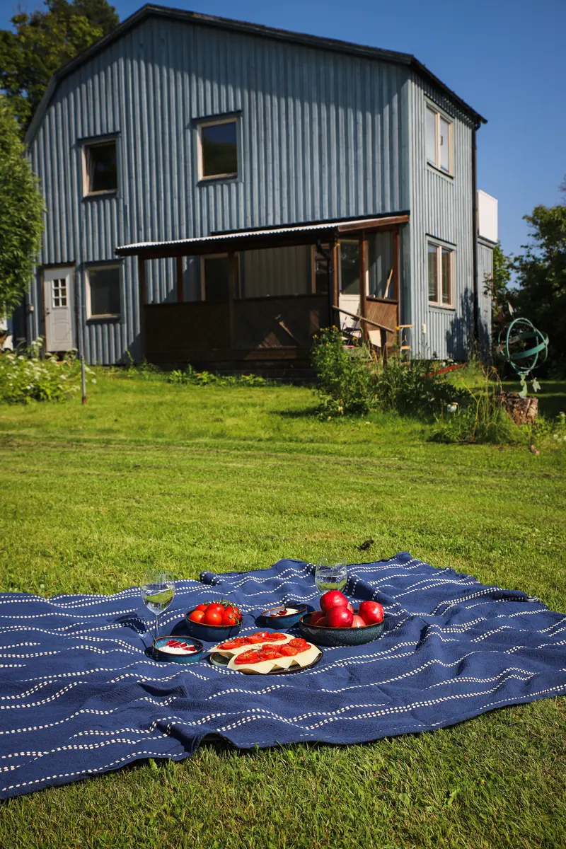 Enjoy a picnic in the spacious garden