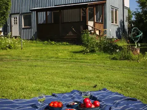 Enjoy a picnic in the spacious garden