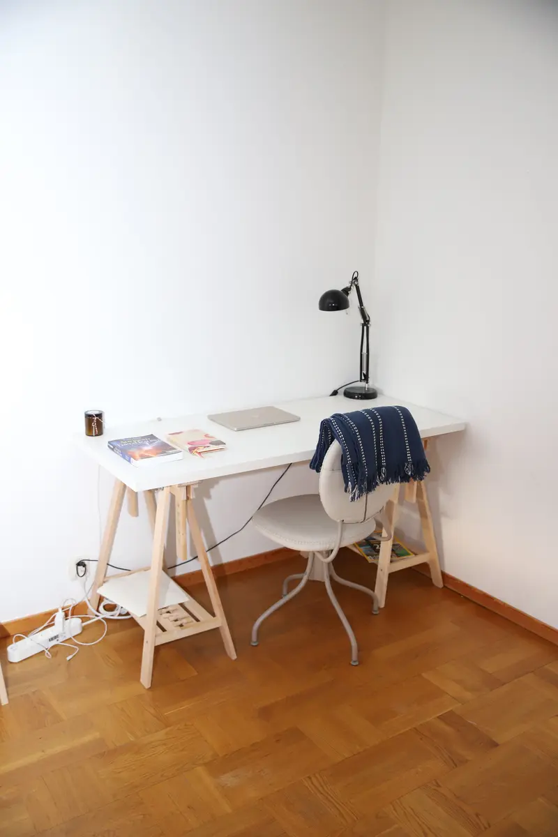 Working corner in the living room