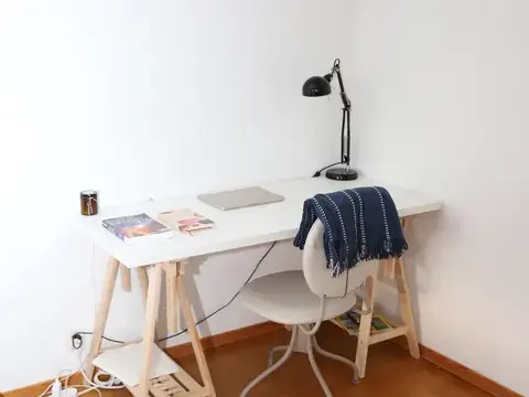 Working corner in the living room